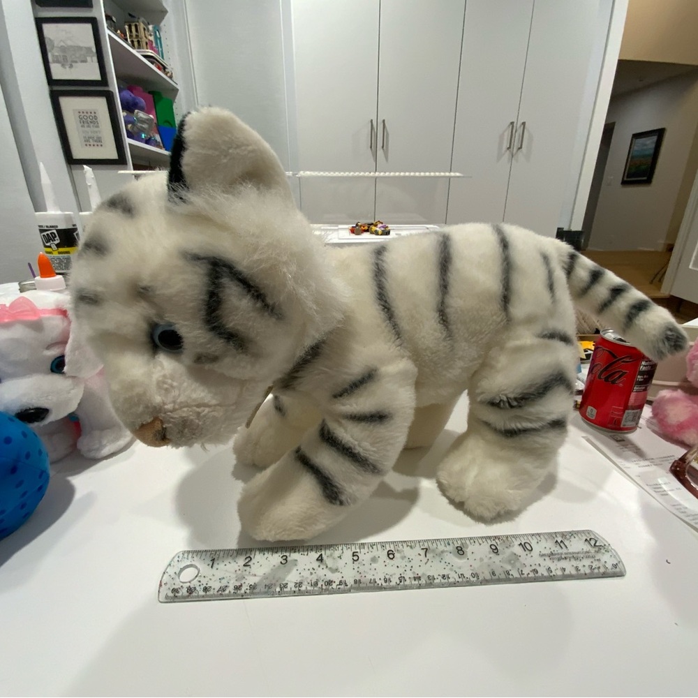Plush snow leopard